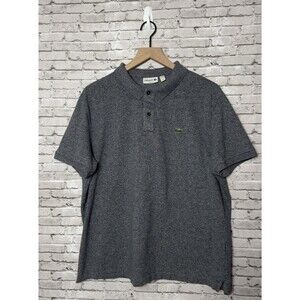 Lacoste Polo T Shirt Gray Men’s Collar US 3XL